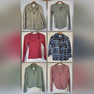 Bundle Of 6 Piece Jacket Tops All Small Or Fit Small
